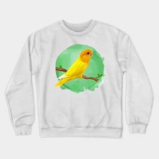 Yellow love bird Crewneck Sweatshirt